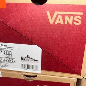 Old skool Vans check board blue topaz